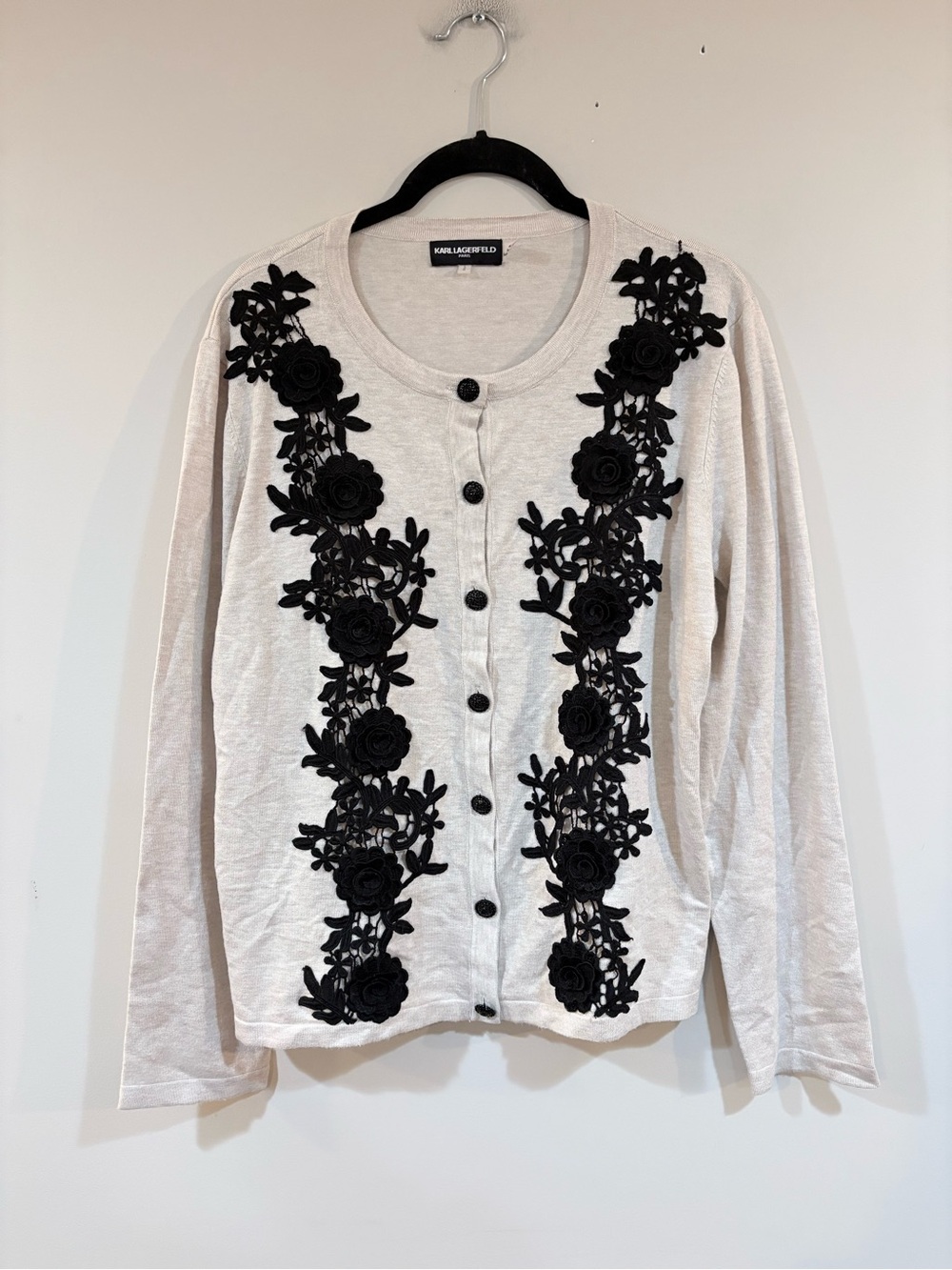 Karl Lagerfeld knit sweater size large
